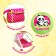 Stroller for dolls "Happy peanut" is universal, with a basket and bag
