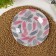 Dessert plate TiRana Pink, D = 19.5 cm