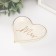 Souvenir Ceramics stand for the Ring "Mrs." Heart 10x9x1.6 cm