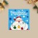 Greet-Mini "Magic holiday", Santa Claus 7 x 7 cm, New Year