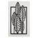 Decorative panel Wooden "Bouquet of leaves" 59x30 (40x65) cm