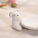 Bunny Golden Dolyana dish, 21 × 8 × 6 cm, white color