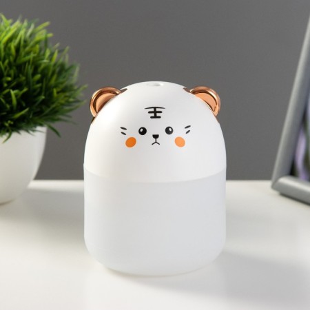 Night-owner "Satisfied cat" LED 2W USB 250ml white 8.4x8.4x10.8 cm Risalux-1