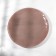 Mokko plate, glass, d = 28 cm, brown color
