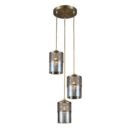 Suspended lamp Citilux "Emir" CL467033, 30x30x120 cm, 3x75W, E27, brown color