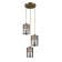 Suspended lamp Citilux "Emir" CL467033, 30x30x120 cm, 3x75W, E27, brown color