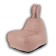 A chair "Bunny" with ears Small, size 70x70x80 cm