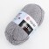 Yarn "Jeans Plus" 55% cotton, 45% acrylic 160m/100g (46 gray)