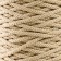 Knitting cord 100% polyester 3mm 100m/200 ± 20g (04-beige)