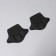 Five -holders for shoes, with a grip, an adhesive base, 10 × 7.3 cm, steam, black color