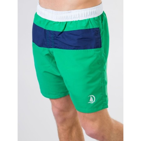 Male ISee shorts, size 50, green color, blue