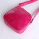 Bag Cross-Bodi with a zipper, pink color