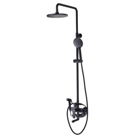 The shower system D&K Bayern fürth DA1524705B18, hygienic shower, tropical shower, black