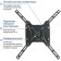 Kromax Optima-402 Black 15 "-55" Max.25kg wall turning and NAC 102951