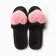 Women's slippers with an open nose size 36-37, pink color