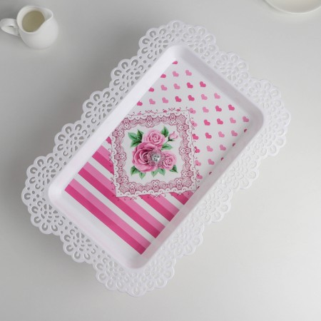 A dish for a cake and cakes with a lid "Bant", 35.5 × 24 × 23 cm, color mix-2