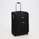 Small suitcase 24 "on lightning, code castle, with extension, black color
