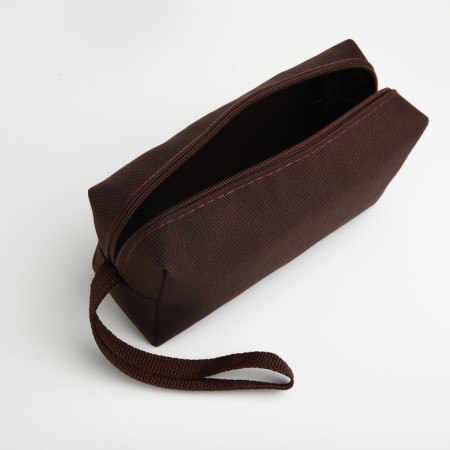 Lightning cosmetic bag, brown color-2