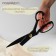 Cliped, mowed blade, rubberized handles, 11 ", 28 cm, black color, black