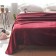 Sofia bedspread, size 220x240 cm, burgundy color
