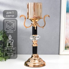 Summary metal, glass per 1 candle 