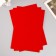 A set of hard felt "Astra" (3 pcs) scarlet, 1 mm, 160 g, 20x30 cm
