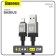 Baseus cable, Lightning - USB, 2.4 A, 2 m, black