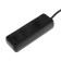 Extension cord Uniel Standart, 3 outlets, 5 m, 10 a, 2500 watts, without salary, black