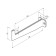 Krukhok holder for storing heavy objects, 12 cm, wall, black