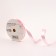 Plastic tape "Basic", 1.2cm x 45m, pink