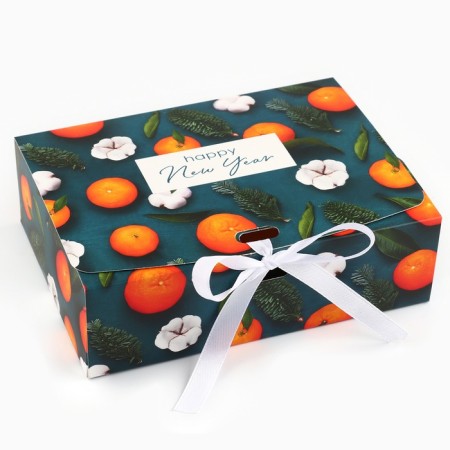 Folding Gift Box "Tales", 16.5 x 12.5 x 5 cm, without tape, New Year-2
