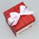 Folding box "Troika", 10 x 10x 10 cm, new year