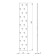 The plate fastener tundra, 40x240x2 mm, zinc, in packaging 1 pc.
