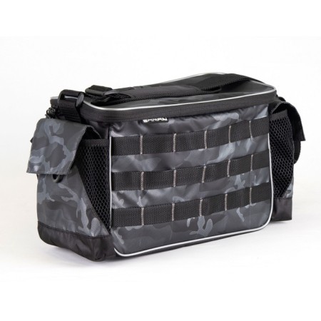 Fishing bag Yaman Base Lure Bag L, 36x22x15 cm, color gray camouflage, without boxes