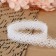 Capricon lace, 15 mm × 10 ± 1 m, white color