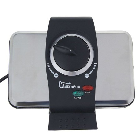 Electrrowfelnik "Slasten" EV-1, 1000 watts, thin waffles, Teflon coating, gray-2