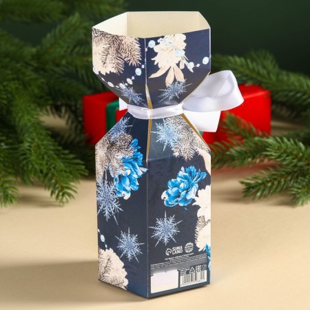 Black tea "Happy New Year" with thyme, in a box of candy, 100 g.-4