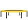Batut children's Onlytop "Monkey", D = 97 cm, yellow color