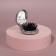 Massage comb “mother -of -pearl medallion”, folding, with a mirror, d = 6 cm, color mix