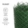 Garden grid, 1.5 × 10 m, rhombus cell 40 × 40 mm, plastic, green, Greengo
