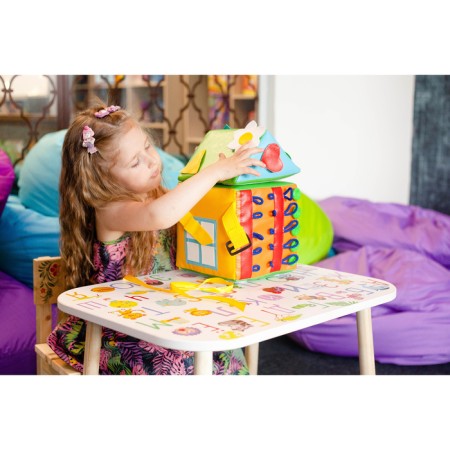 Soft module Tactile "Baby House", according to the Montessori Methodology-8