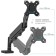 Table bracket for LED/LCD monitors Tuarex Alta-14