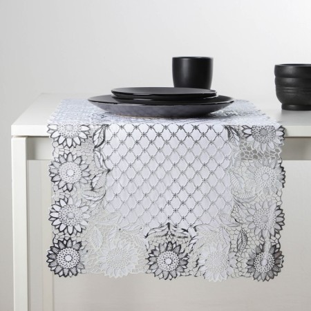 Openland napkin for the table "Bouquet", 84 × 40 cm, PVC, color silver