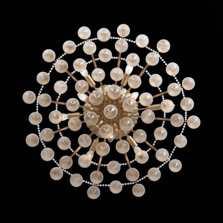 Ceiling Ceiling ST LUCE. SL659.302.09. Fruitti. 9x40 watts, E14, 85x85x20 cm, golden color-9