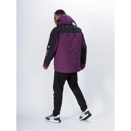 Ski jacket men, size 50, purple color-21