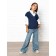 Жилет для девочки Amarobaby Knit, рост 146 см, цвет синий