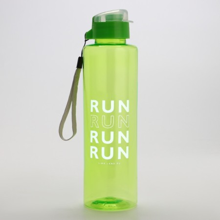 Water bottle run, 600 ml, green color-1