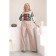 Female trousers, size 50, milk color