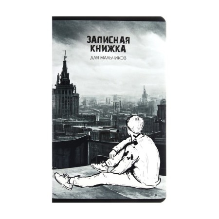 Notebook for boys A5, 56 sheets, "In the distance", cardboard cover, lamination "SOFT-Tach", selective varnish, OFSET 65G/m2 unit