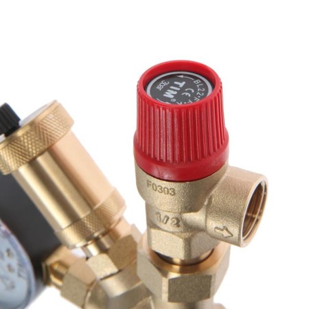 Security Group TIM Mini JH1024-3, for heating boilers, 1 ", 3 bar-3